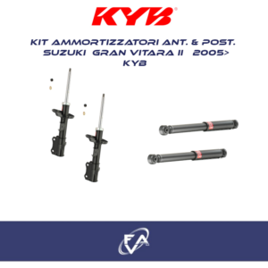 KIT 4PZ AMMORTIZZATORI ANT. & POST. SUZUKI GRAN VITARA II 2005> KYB